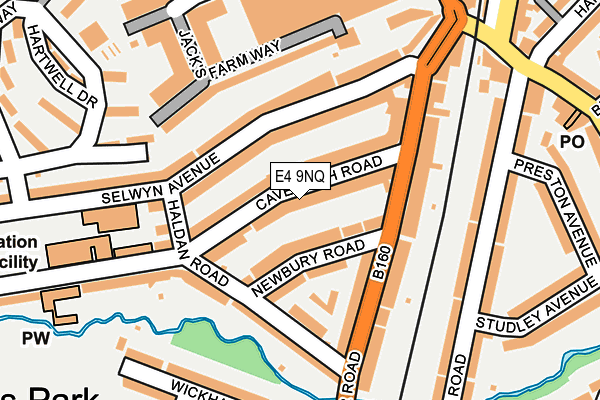 E4 9NQ map - OS OpenMap – Local (Ordnance Survey)