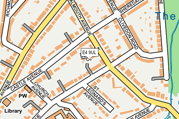 E4 9UL map - OS OpenMap – Local (Ordnance Survey)