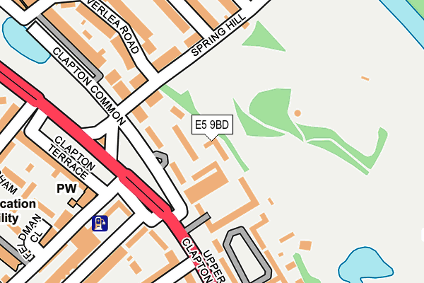 E5 9BD map - OS OpenMap – Local (Ordnance Survey)