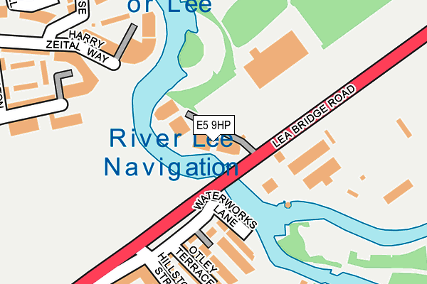 E5 9HP map - OS OpenMap – Local (Ordnance Survey)