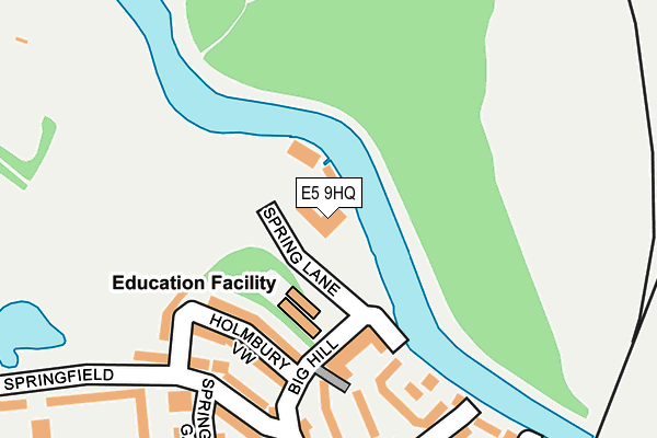 E5 9HQ map - OS OpenMap – Local (Ordnance Survey)