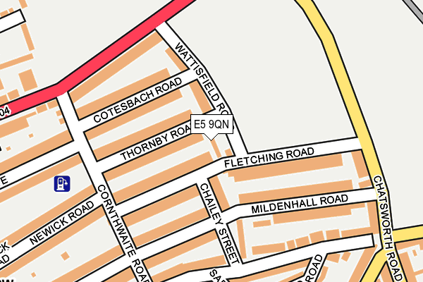 E5 9QN map - OS OpenMap – Local (Ordnance Survey)