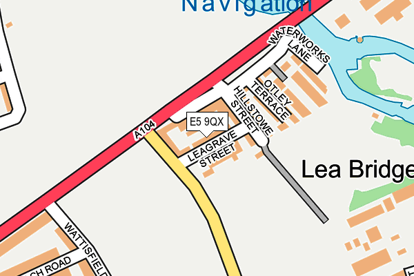 E5 9QX map - OS OpenMap – Local (Ordnance Survey)