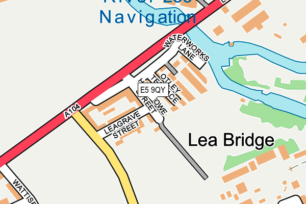 E5 9QY map - OS OpenMap – Local (Ordnance Survey)