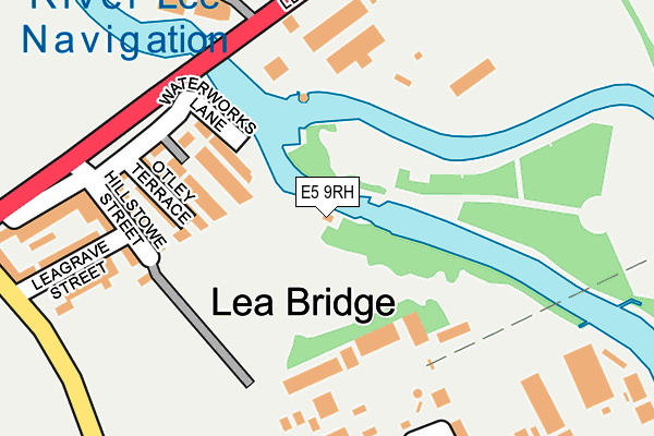 E5 9RH map - OS OpenMap – Local (Ordnance Survey)