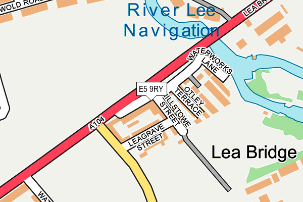 E5 9RY map - OS OpenMap – Local (Ordnance Survey)