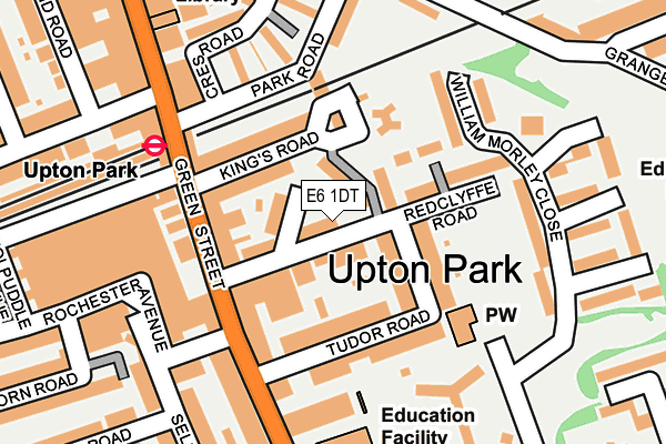 E6 1DT map - OS OpenMap – Local (Ordnance Survey)