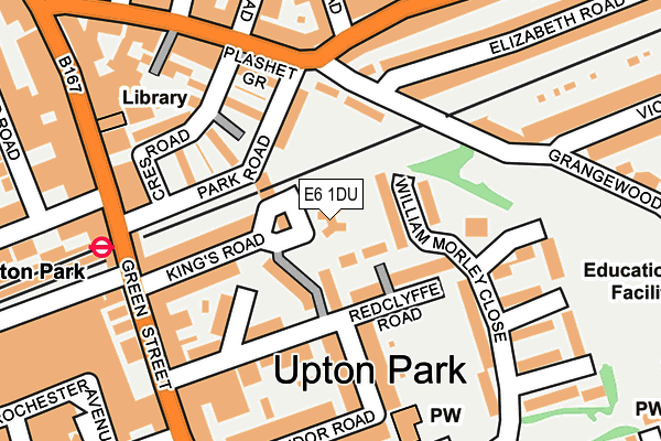 E6 1DU map - OS OpenMap – Local (Ordnance Survey)