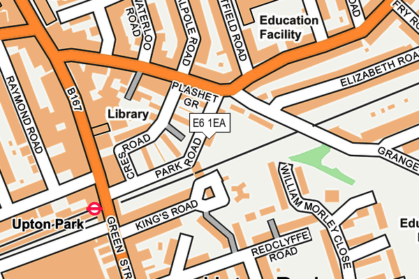 E6 1EA map - OS OpenMap – Local (Ordnance Survey)