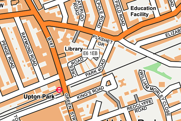 E6 1EB map - OS OpenMap – Local (Ordnance Survey)