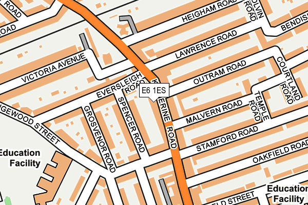 E6 1ES map - OS OpenMap – Local (Ordnance Survey)