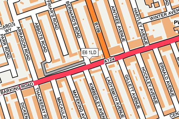 E6 1LD map - OS OpenMap – Local (Ordnance Survey)