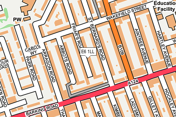 E6 1LL map - OS OpenMap – Local (Ordnance Survey)
