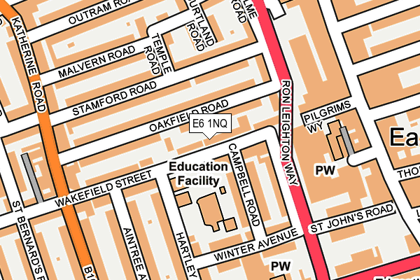 E6 1NQ map - OS OpenMap – Local (Ordnance Survey)