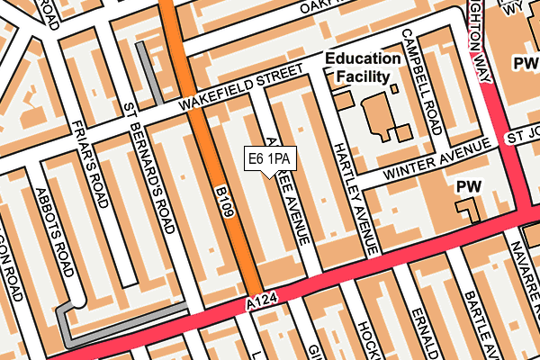 E6 1PA map - OS OpenMap – Local (Ordnance Survey)