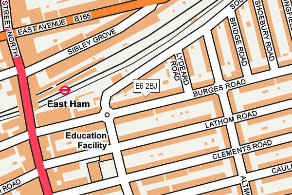 E6 2BJ map - OS OpenMap – Local (Ordnance Survey)