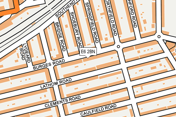 E6 2BN map - OS OpenMap – Local (Ordnance Survey)