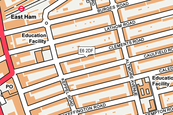 E6 2DF map - OS OpenMap – Local (Ordnance Survey)