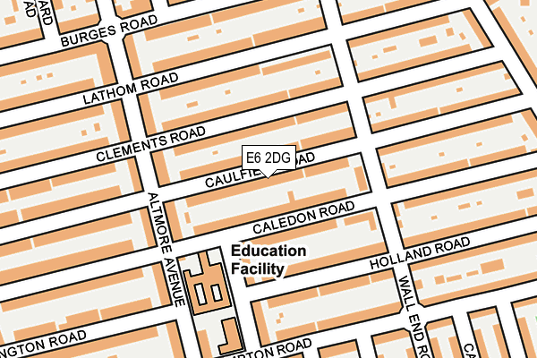 E6 2DG map - OS OpenMap – Local (Ordnance Survey)
