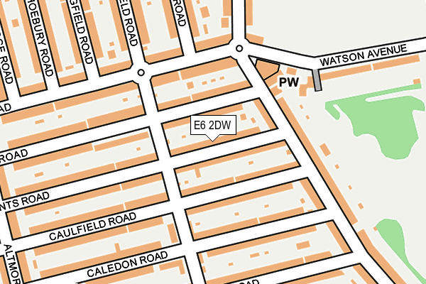 E6 2DW map - OS OpenMap – Local (Ordnance Survey)