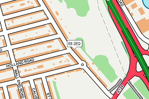 E6 2EQ map - OS OpenMap – Local (Ordnance Survey)