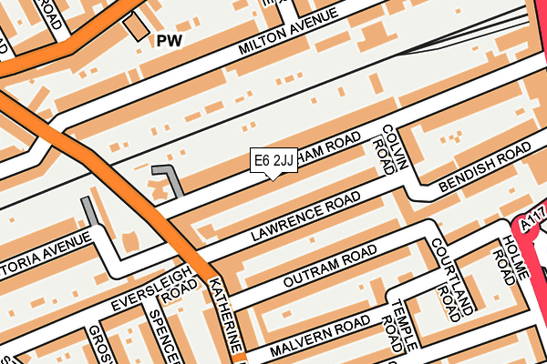 E6 2JJ map - OS OpenMap – Local (Ordnance Survey)