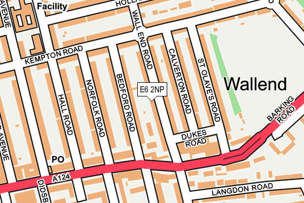 E6 2NP map - OS OpenMap – Local (Ordnance Survey)