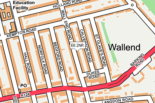 E6 2NR map - OS OpenMap – Local (Ordnance Survey)