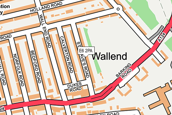 E6 2PA map - OS OpenMap – Local (Ordnance Survey)