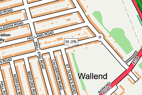 E6 2PB map - OS OpenMap – Local (Ordnance Survey)