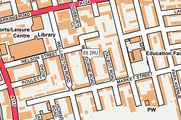 E6 2RU map - OS OpenMap – Local (Ordnance Survey)