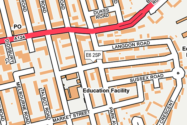 E6 2SP map - OS OpenMap – Local (Ordnance Survey)