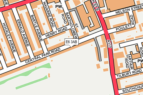 E6 3AB map - OS OpenMap – Local (Ordnance Survey)