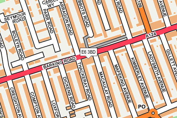 E6 3BD map - OS OpenMap – Local (Ordnance Survey)