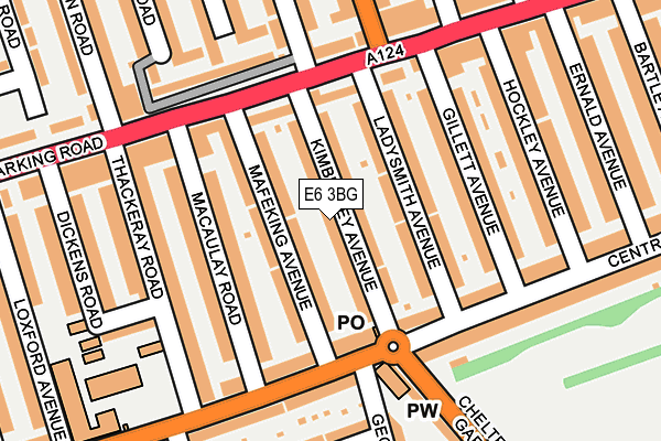 E6 3BG map - OS OpenMap – Local (Ordnance Survey)