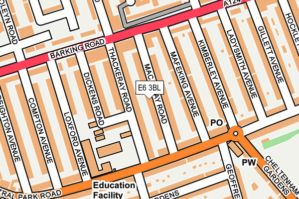 E6 3BL map - OS OpenMap – Local (Ordnance Survey)