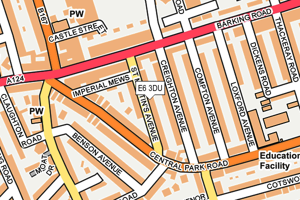 E6 3DU map - OS OpenMap – Local (Ordnance Survey)