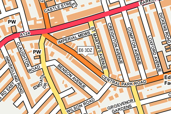 E6 3DZ map - OS OpenMap – Local (Ordnance Survey)