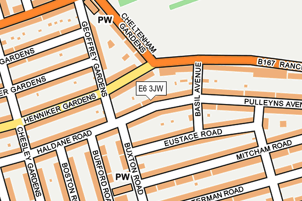 E6 3JW map - OS OpenMap – Local (Ordnance Survey)