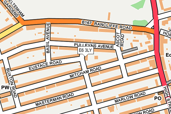 E6 3LY map - OS OpenMap – Local (Ordnance Survey)