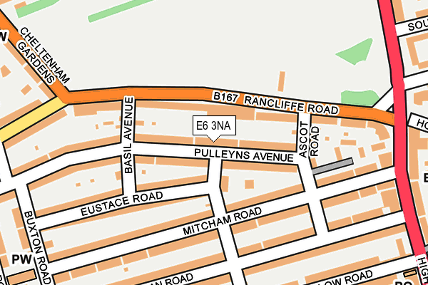 E6 3NA map - OS OpenMap – Local (Ordnance Survey)