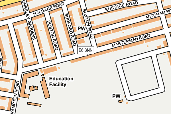 E6 3NN map - OS OpenMap – Local (Ordnance Survey)