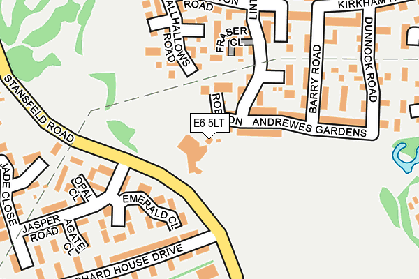 E6 5LT map - OS OpenMap – Local (Ordnance Survey)