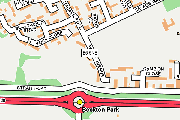 E6 5NE map - OS OpenMap – Local (Ordnance Survey)