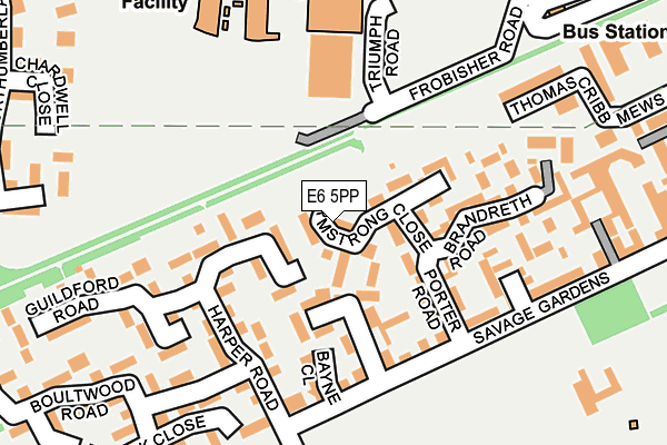 E6 5PP map - OS OpenMap – Local (Ordnance Survey)