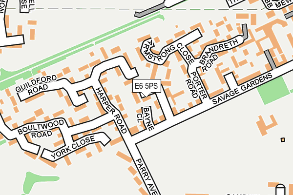 E6 5PS map - OS OpenMap – Local (Ordnance Survey)