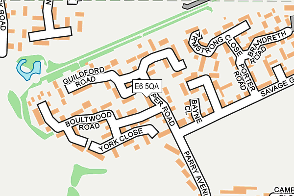 E6 5QA map - OS OpenMap – Local (Ordnance Survey)