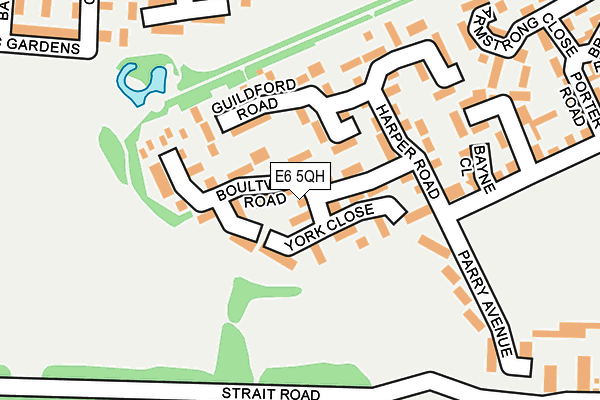 E6 5QH map - OS OpenMap – Local (Ordnance Survey)