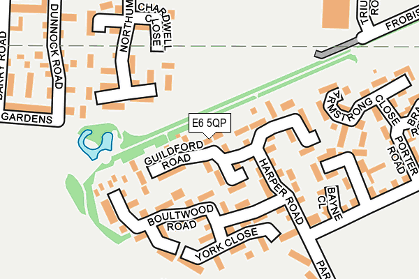 E6 5QP map - OS OpenMap – Local (Ordnance Survey)