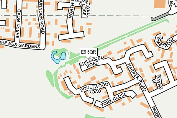 E6 5QR map - OS OpenMap – Local (Ordnance Survey)